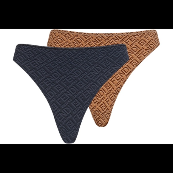 Skims x fendi BLACK bra & brief set - Picture 3 of 3